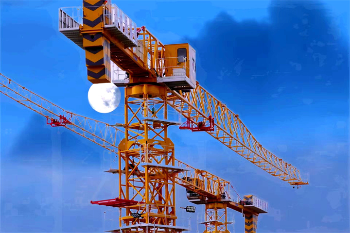 Tower cranes for power plants